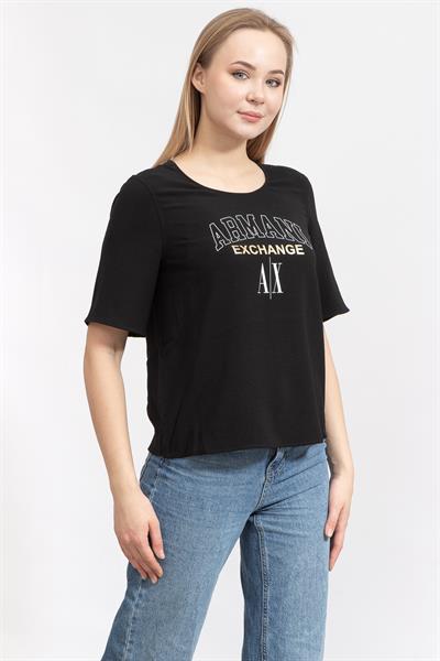 Armani Exchange Kadın Bisiklet Yaka T-Shirt