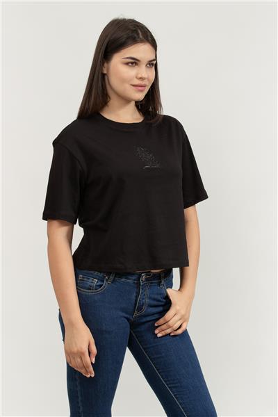 Armani Exchange Kadın Bisiklet Yaka T-Shirt