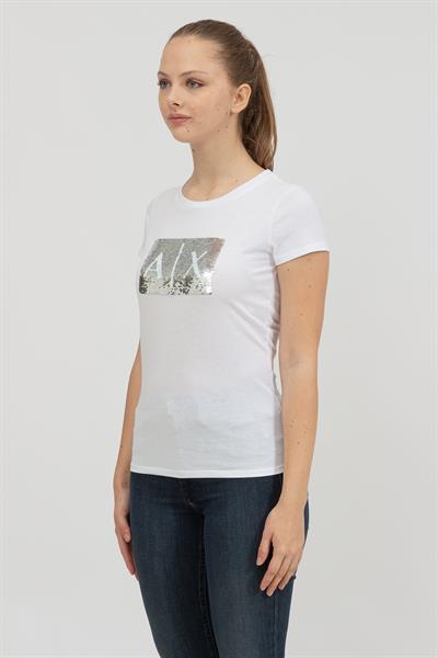 Armani Exchange Kadın Bisiklet Yaka T-Shirt
