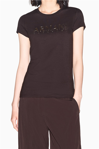 Armani Exchange Kadın Bisiklet Yaka T-Shirt