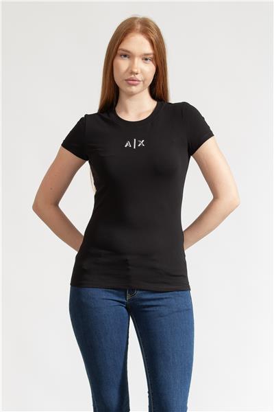 Armani Exchange Kadın Bisiklet Yaka T-Shirt