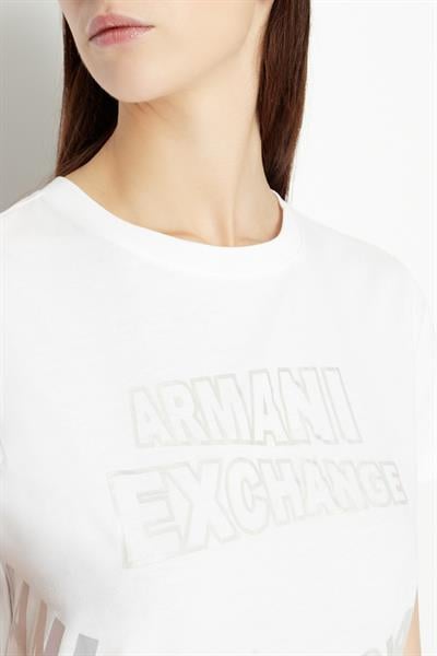 Armani Exchange Kadın Bisiklet Yaka T-Shirt