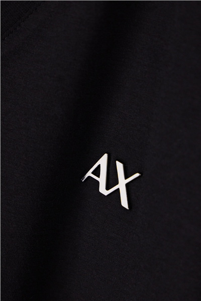 Armani Exchange Kadın Bisiklet Yaka T-Shirt Siyah