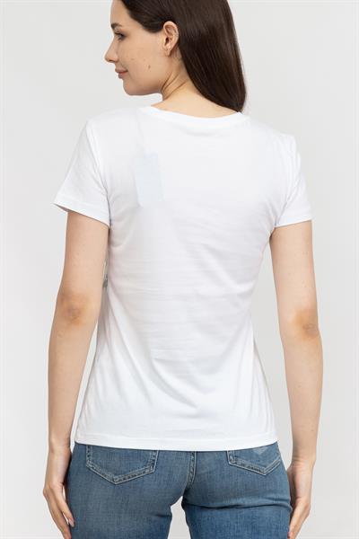 Armani Exchange Kadın Bisiklet Yaka T-Shirt