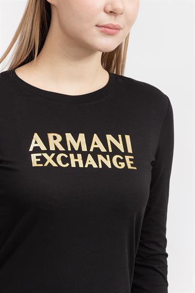Armani Exchange Kadın Bisiklet Yaka T-Shirt
