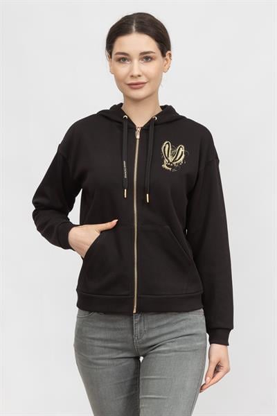Armani Exchange Kadın Fermuarlı Sweatshirt