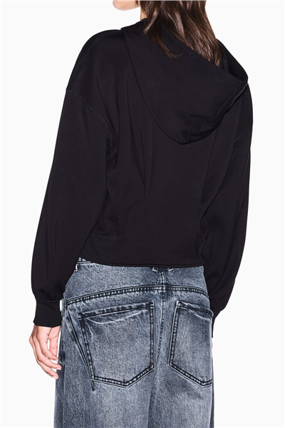 Armani Exchange Kadın Fermuarlı Sweatshirt Siyah