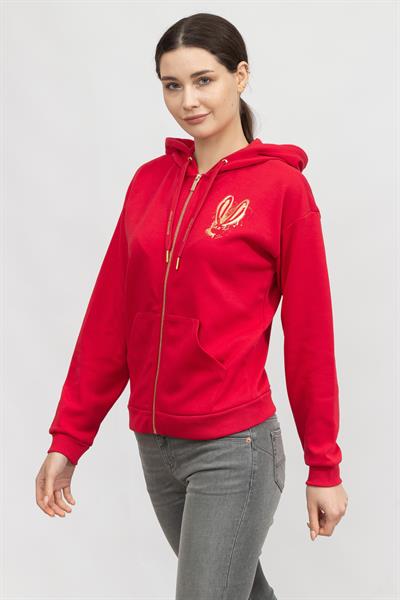 Armani Exchange Kadın Fermuarlı Sweatshirt