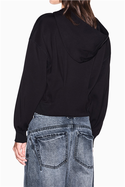 Armani Exchange Kadın Fermuarlı Sweatshirt Siyah