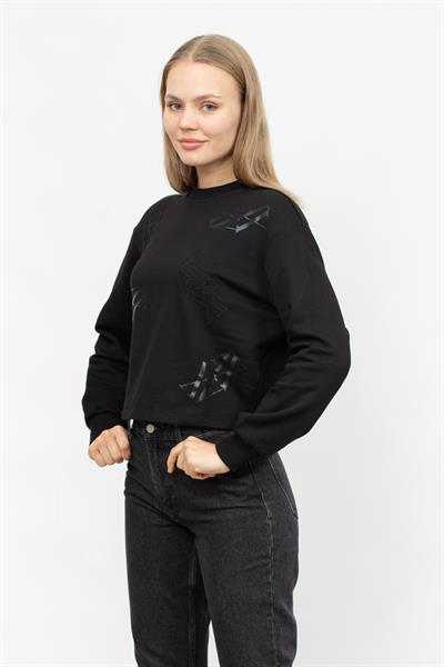 Armani Exchange Kadın Fermuarlı Sweatshirt