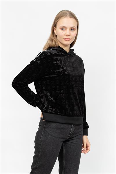 Armani Exchange Kadın Fermuarlı Sweatshirt