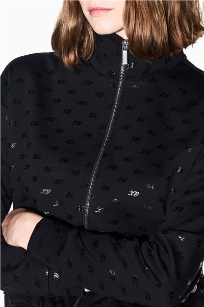 Armani Exchange Kadın Fermuarlı Sweatshirt