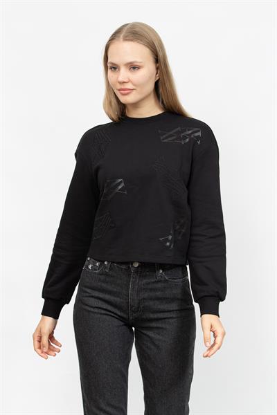 Armani Exchange Kadın Fermuarlı Sweatshirt