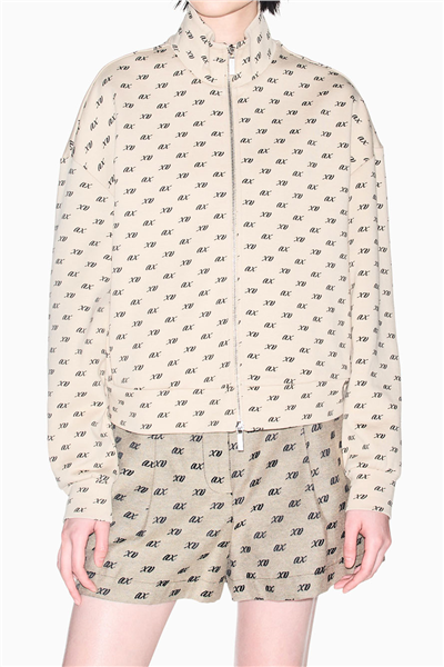 Armani Exchange Kadın Fermuarlı Sweatshirt