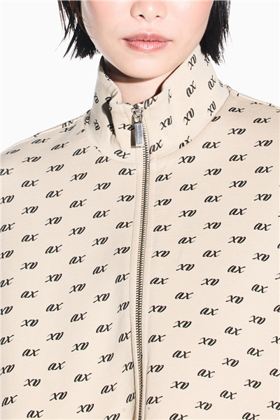Armani Exchange Kadın Fermuarlı Sweatshirt