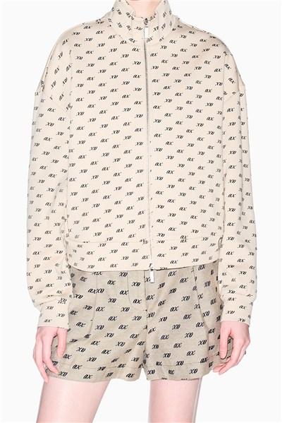 Armani Exchange Kadın Fermuarlı Sweatshirt
