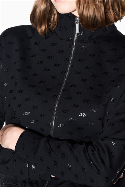 Armani Exchange Kadın Fermuarlı Sweatshirt