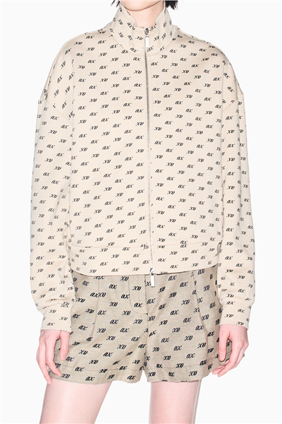 Armani Exchange Kadın Fermuarlı Sweatshirt