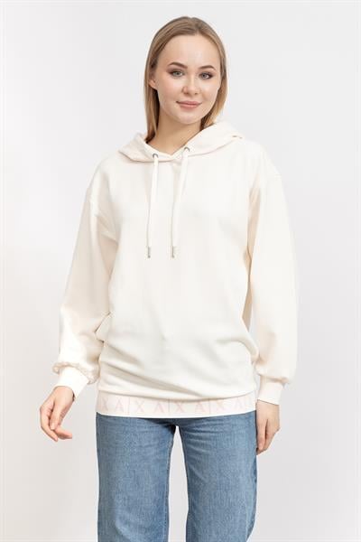 Armani Exchange Kadın Kapüşonlu Sweatshirt