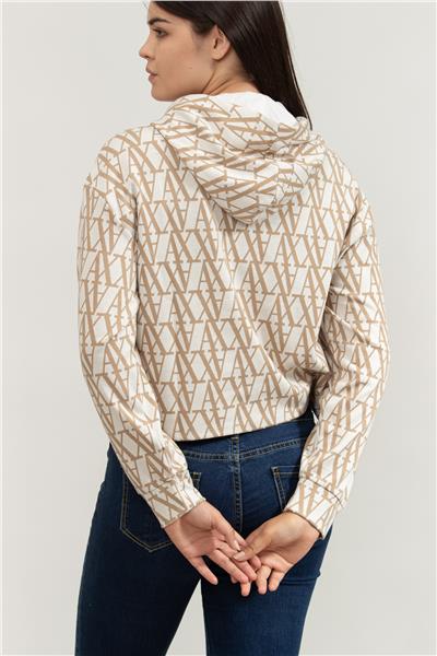Armani Exchange Kadın Kapüşonlu Sweatshirt