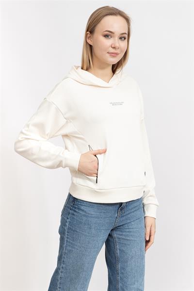 Armani Exchange Kadın Kapüşonlu Sweatshirt