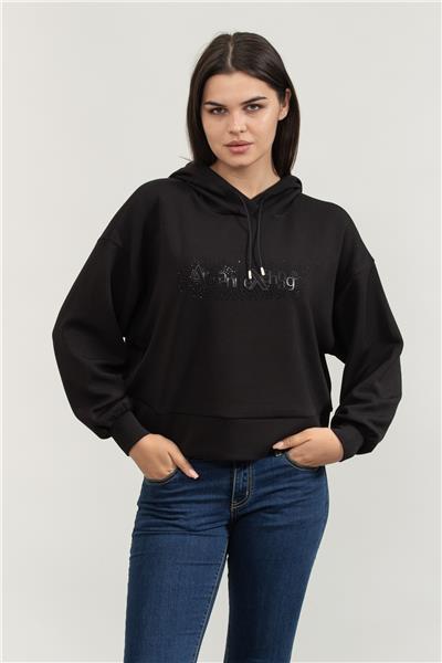 Armani Exchange Kadın Kapüşonlu Sweatshirt