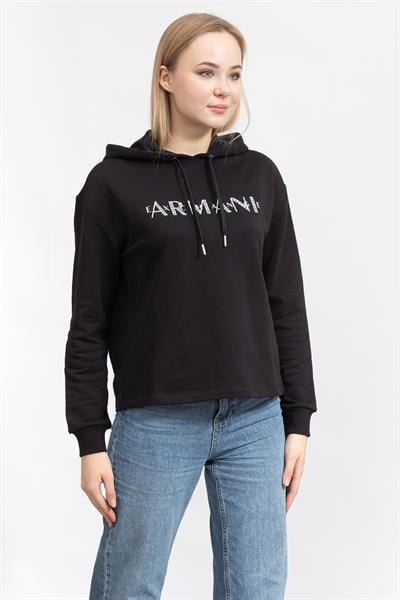 Armani Exchange Kadın Kapüşonlu Sweatshirt