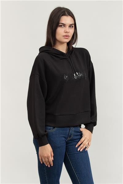 Armani Exchange Kadın Kapüşonlu Sweatshirt