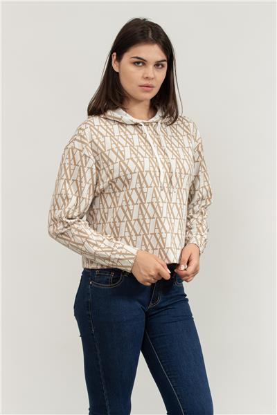 Armani Exchange Kadın Kapüşonlu Sweatshirt