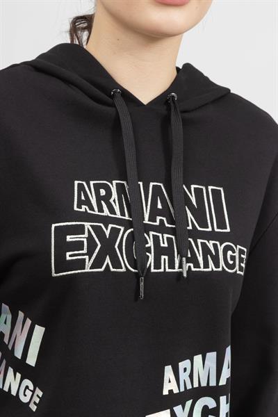 Armani Exchange Kadın Kapüşonlu Sweatshirt