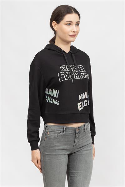 Armani Exchange Kadın Kapüşonlu Sweatshirt