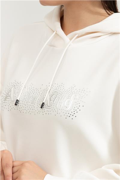 Armani Exchange Kadın Kapüşonlu Sweatshirt