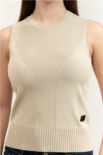 Armani Exchange Kadın Kolsuz Triko