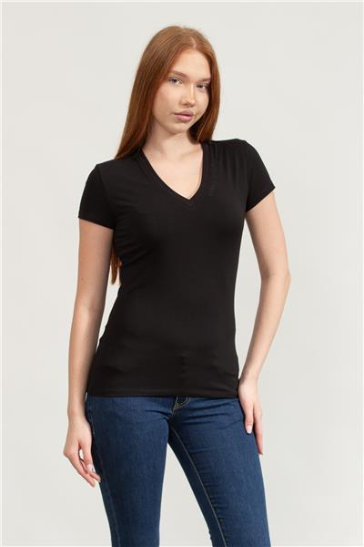 Armani Exchange Kadın V Yaka T-Shirt