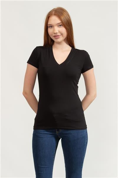 Armani Exchange Kadın V Yaka T-Shirt