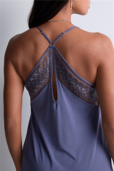 Aubade Sweet Obsession Nightie Kadın Gecelik İndigo Mavi