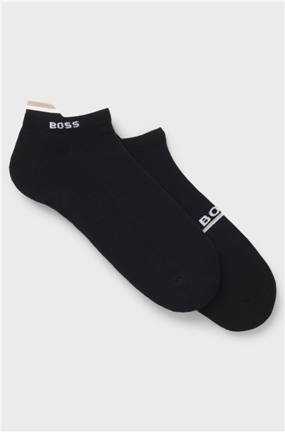 Boss 2P As Iconic Loop Cc Erkek 2li Çorap Siyah