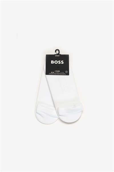 Boss 2P As Oxigen Erkek 2li Çorap Beyaz