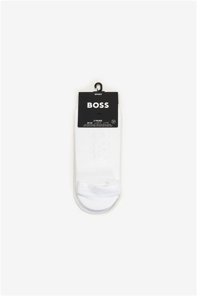 Boss 2P As Oxigen Erkek 2li Çorap Beyaz