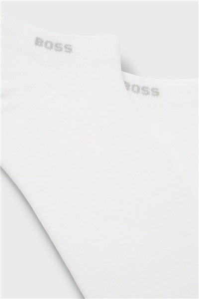 Boss 2P As Uni CC Erkek 2li Çorap Beyaz