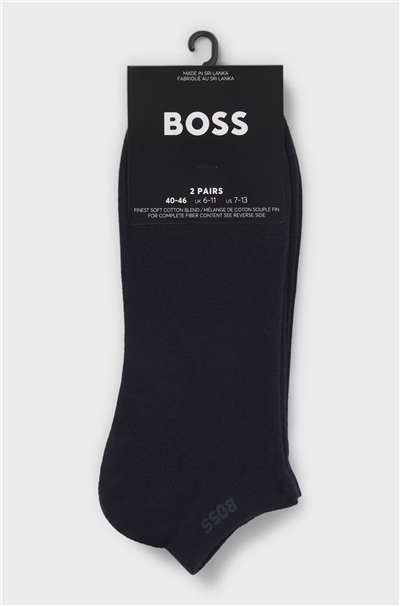 Boss 2P As Uni CC Erkek 2li Çorap Mavi