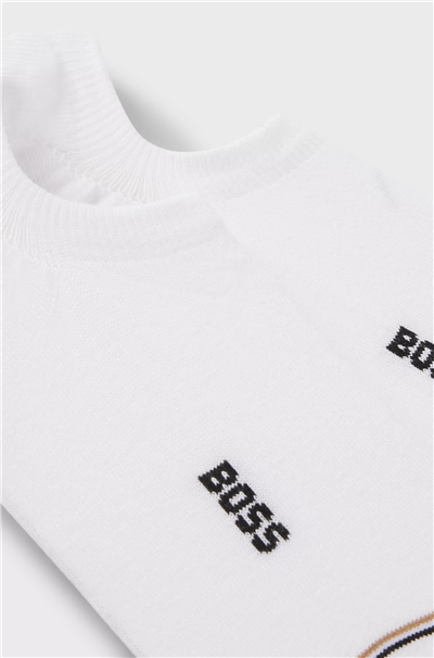 Boss 2P Lc Iconic Cc Erkek 2li Çorap Beyaz
