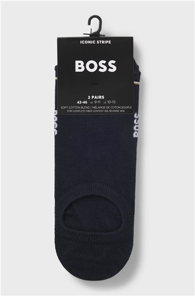 Boss 2P Lc Iconic Cc Erkek 2li Çorap Mavi