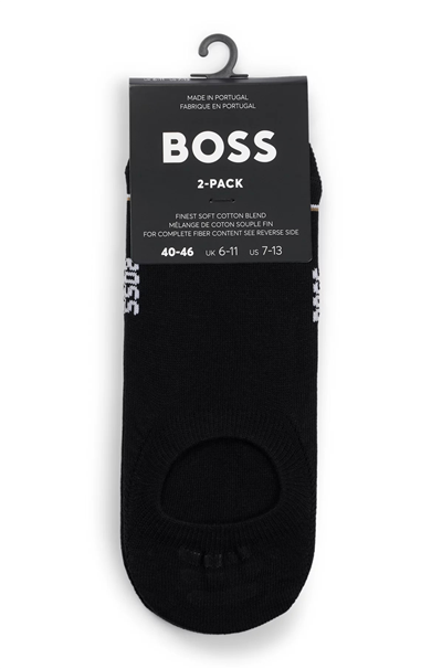 Boss 2P Lc Iconic Cc Erkek 2li Çorap Siyah