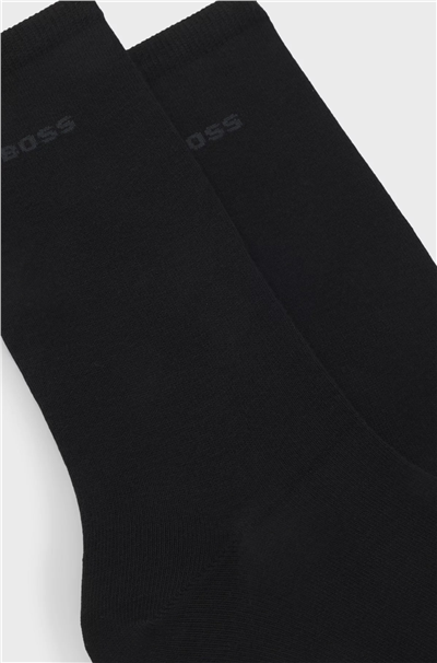 Boss 2P RS Uni Logo CC W Kadın 2li Çorap Siyah