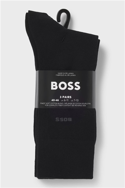 Boss 3P RS Uni CC Erkek 3lü Çorap Siyah
