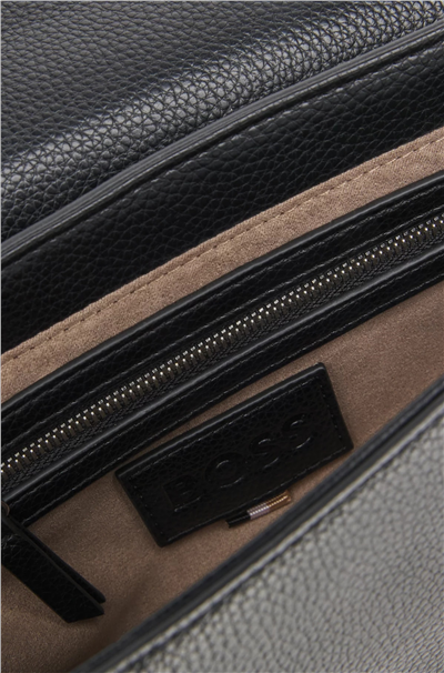 BOSS Anett Flap Crossbody Kadın Omuz Çantası Siyah