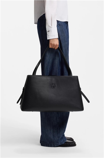 BOSS Anett Newshape Tote Kadın Omuz Çantası Siyah