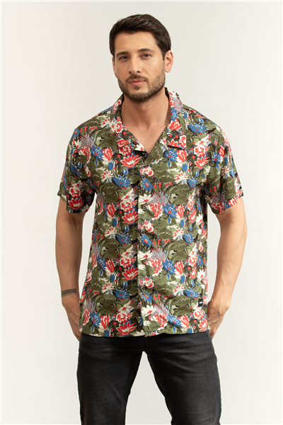 Boss Beach Shirt Erkek Bisiklet Yaka T-Shirt