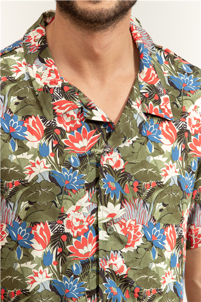 Boss Beach Shirt Erkek Bisiklet Yaka T-Shirt